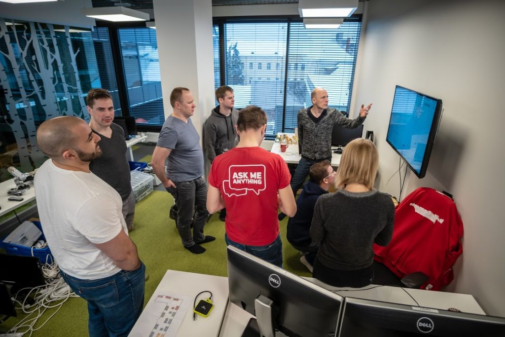 Fortumo team is having a meeting