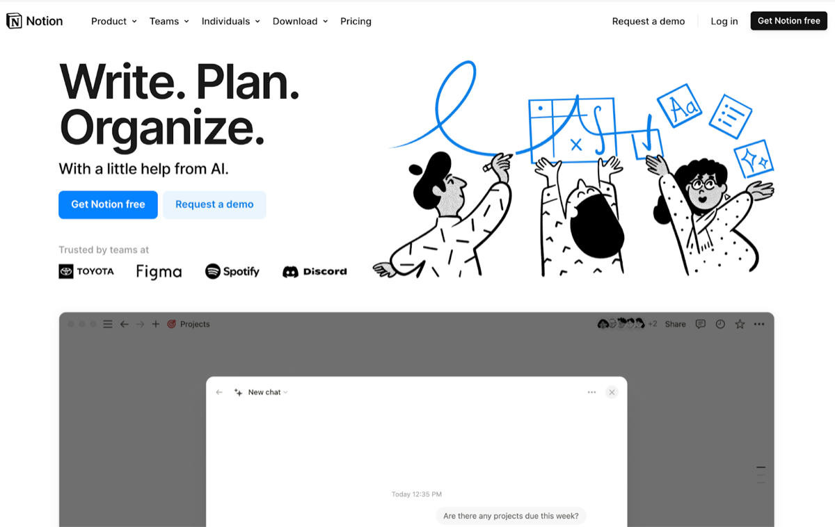 Best AI Tools for Startups - Knowledge Management - Notion