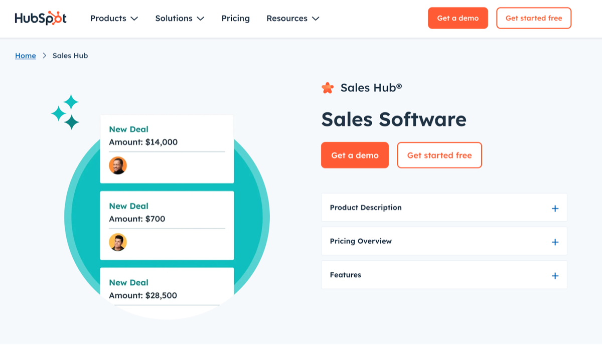 Best AI Tools for Startups - Sales - HubSpot Sales Hub