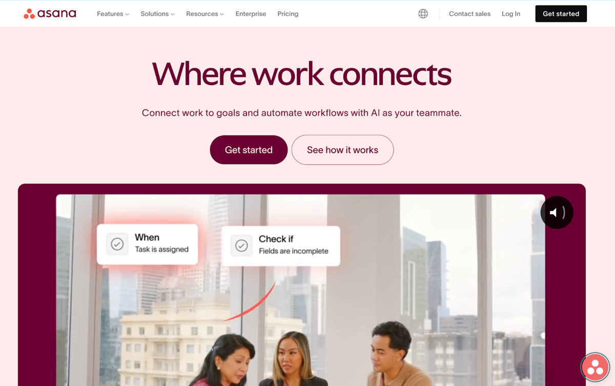 Best AI Tools for Startups - For Task Management - Asana
