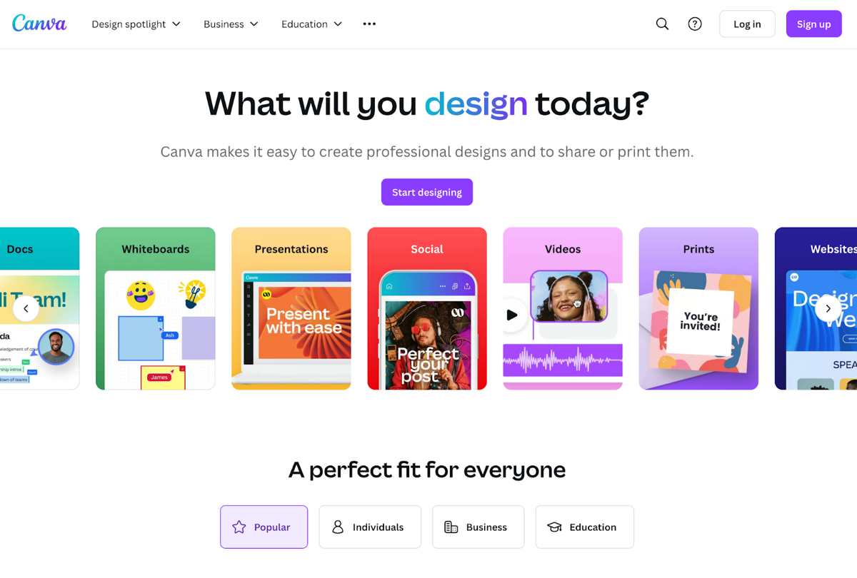 Best AI Tools for Startups - Marketing - Canva